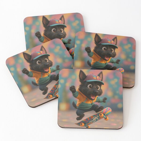 Item preview, Skater Scottish Terrier designed and sold by Sillytoe.