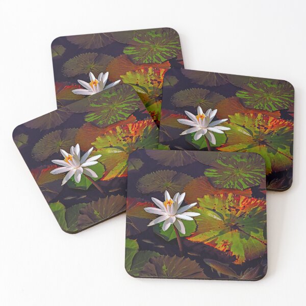 Item preview,  Water Lily in the Garden — Wall Art - Peaceful Floral Pond  designed and sold by DBM Photo Gallery 1.