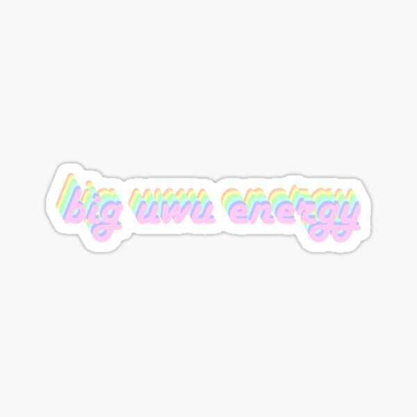 uwu Pegatina