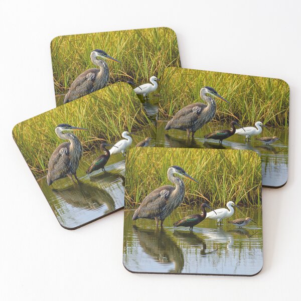 Item preview, THE BLUE HERON  -  Wall Art - Elegant Wildlife  designed and sold by DBM Photo Gallery 1.