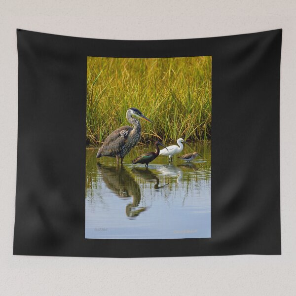 Item preview, THE BLUE HERON  -  Wall Art - Elegant Wildlife  designed and sold by DBM Photo Gallery 1.