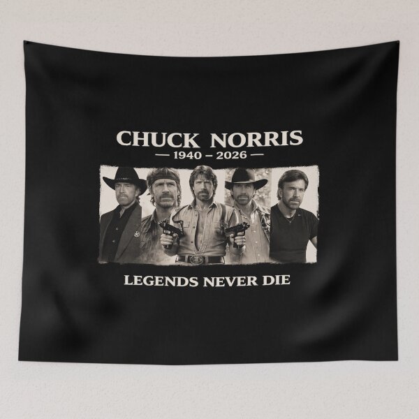 Item preview, Legens never die, Chuck Norris, Legendary Tough Guy designed and sold by legbabella.