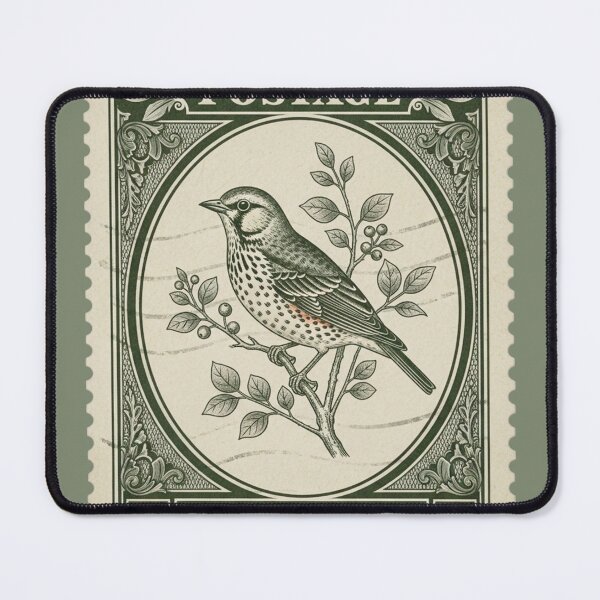 Item preview, Vintage Bird Postage Stamp designed and sold by bloom-moon.