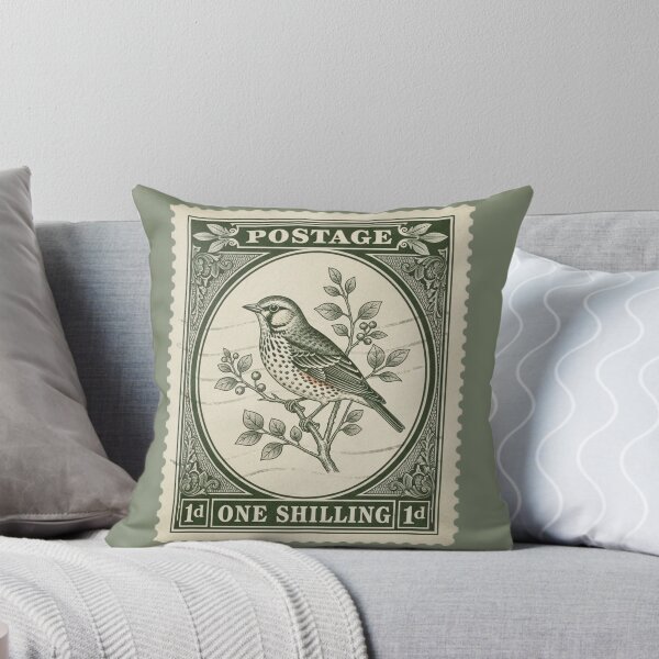 Item preview, Vintage Bird Postage Stamp designed and sold by bloom-moon.