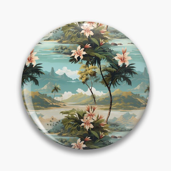 Item preview, Tropical Island Fantasies Pattern designed and sold by Eclectic Monkey.