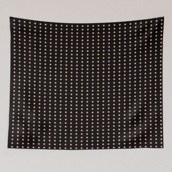 Item preview, Mediterranean Dots Simplified Coral and Black designed and sold by PCaleDesigns.