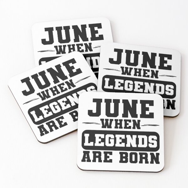 Item preview, June When Legends are Born - June Born Birthday Gift designed and sold by TheBeesForYou.