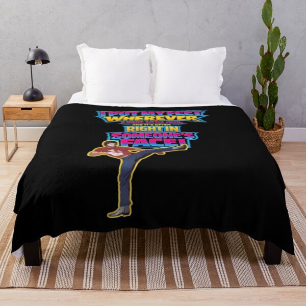 Item preview, "I put my feet wherever, Chuck Norris Pop Art – Retro Comics Style designed and sold by Wawan35200.