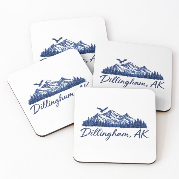 Item preview, Dillingham Alaska Mountain Eagle Minimal Nature designed and sold by JessArty ⭐⭐⭐⭐⭐.