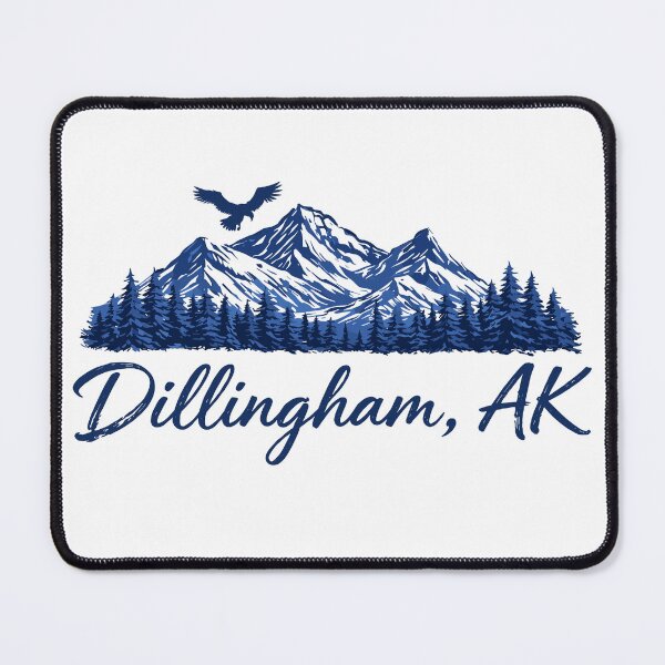 Item preview, Dillingham Alaska Mountain Eagle Minimal Nature designed and sold by JessArty ⭐⭐⭐⭐⭐.