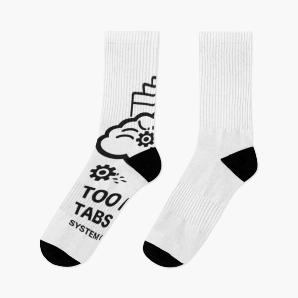 Item preview, Funny Overthinking Brain – Too Many Tabs Open: System Overload designed and sold by MS-DesignArt.