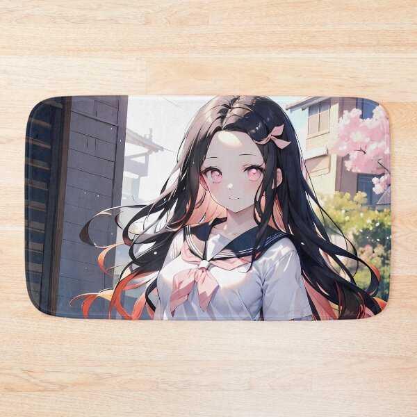 Item preview, Nezuko Kamado Demon Slayer Spring Garden School Uniform designed and sold by TanglenRabbit.