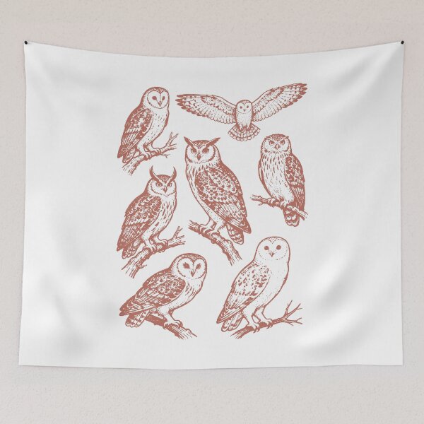 Item preview, Owls 90s Vintage Tattoo Style. #2 designed and sold by EunsooLee.