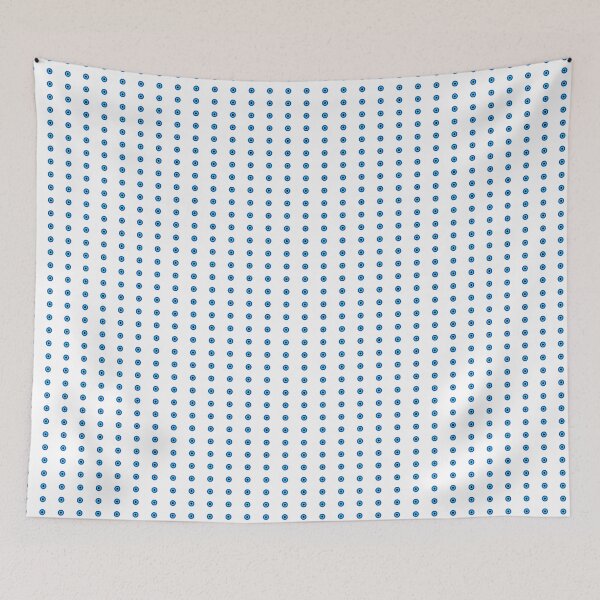 Item preview, Mediterranean Dots Simplified White & Blue designed and sold by PCaleDesigns.