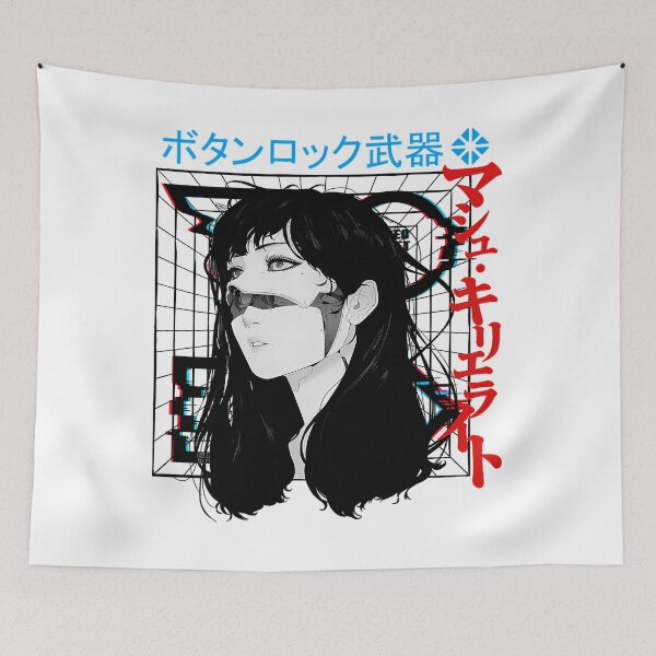 Item preview, Cyberpunk Cyborg Girl Vaporwave Urban Style designed and sold by pintharuad.