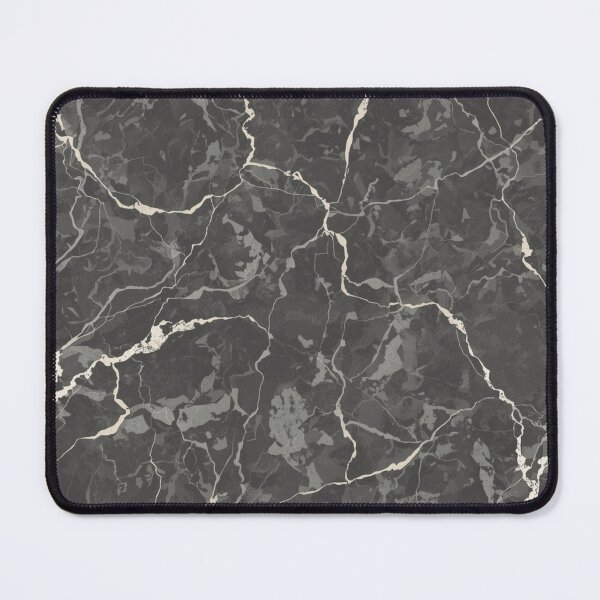 Item preview, Charcoal Ice Gray Cream Marble Pattern Design designed and sold by burbankdesigns.