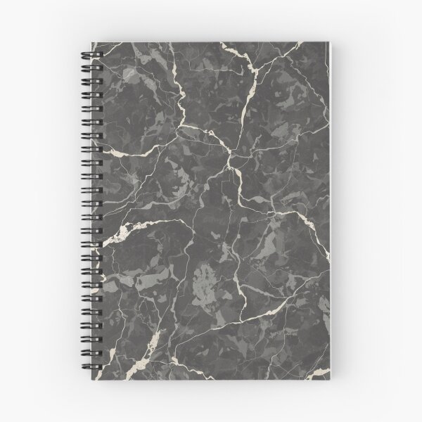 Item preview, Charcoal Ice Gray Cream Marble Pattern Design designed and sold by burbankdesigns.