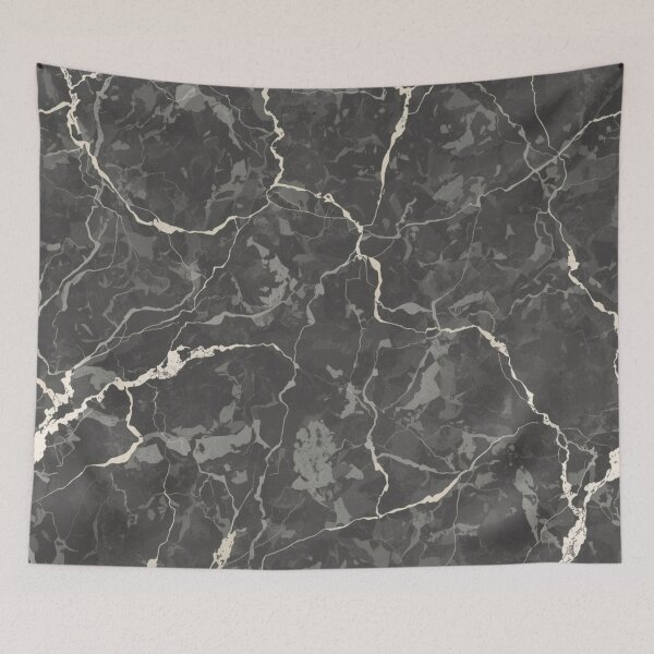 Item preview, Charcoal Ice Gray Cream Marble Pattern Design designed and sold by burbankdesigns.