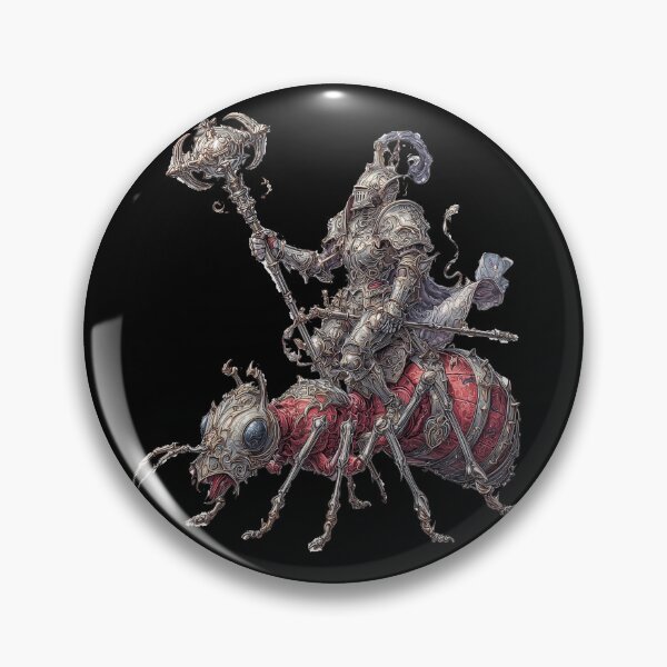 Item preview, Chitin Legion: Red Ant Heavy Mace Cavalry Knight Sticker designed and sold by TechDreamscapes.
