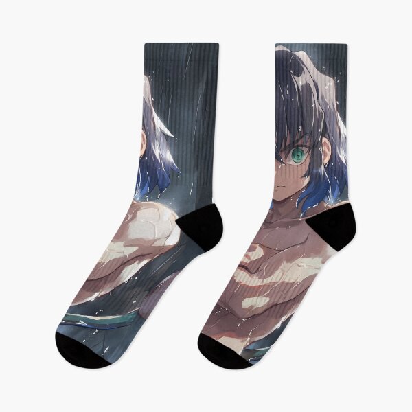 Item preview, Inosuke Hashibira Demon Slayer Night Forest Rain Dramatic designed and sold by TanglenRabbit.
