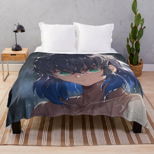 Item preview, Inosuke Hashibira Demon Slayer Night Forest Rain Dramatic designed and sold by TanglenRabbit.