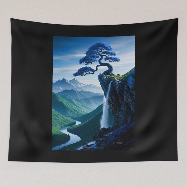 Item preview, BLUE MOUNTAIN - Wall Art - Paceful Landscape Nature designed and sold by DBM Photo Gallery 1.
