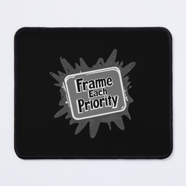 Item preview, Monochrome Frame Each Priority Text Splash Artwork designed and sold by FWLKIT.