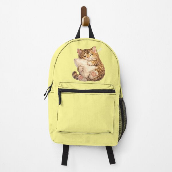 Item preview, cat hugging a pillow designed and sold by PasoaPaso2025.