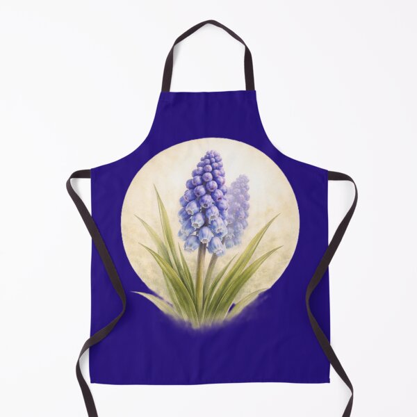 Item preview, Muscari Delight – Grape Hyacinth Botanical Circle Design designed and sold by TheJoyfulPen.