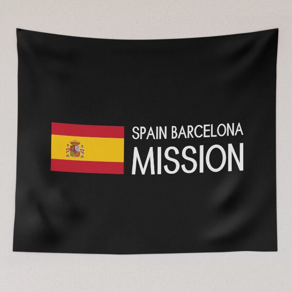 Item preview, Spain, Barcelona Mission (Flag) designed and sold by Jared Davies.
