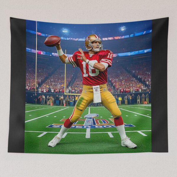 Item preview, JOE MONTANA - Wall Art - Won 4 Super Bowls  designed and sold by DBM Photo Gallery 1.