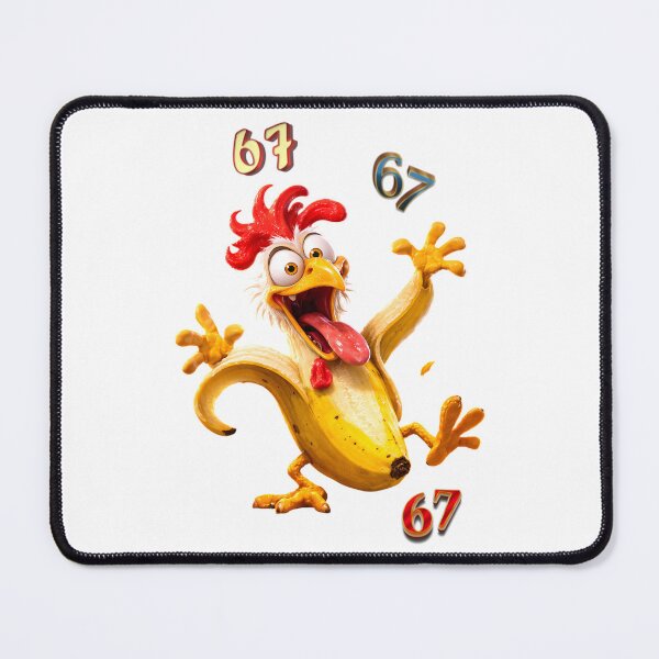 Item preview, Chicken Banana 67 designed and sold by Eclectic Monkey.