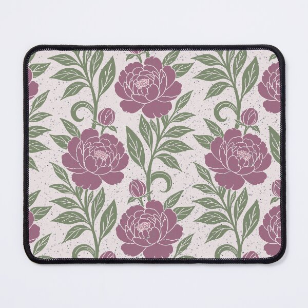 Item preview, Large scale of Dusty Mauve Peony Botanical Seamless Floral Pattern Design designed and sold by DColourMuse.