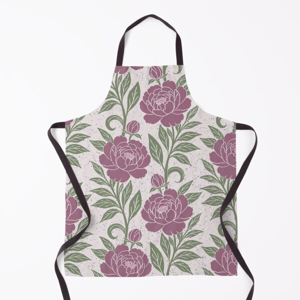 Item preview, Large scale of Dusty Mauve Peony Botanical Seamless Floral Pattern Design designed and sold by DColourMuse.