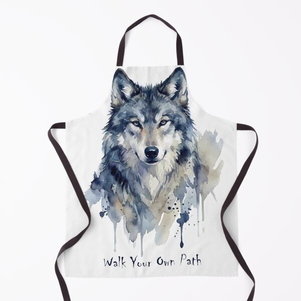 Item preview, Watercolor Wolf – Walk Your Own Path | Inspirational Animal Art Design designed and sold by shipper125.