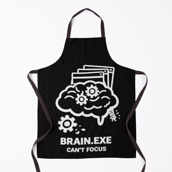 Item preview, Funny Overthinking Brain – Brain.Exe Can't Focus designed and sold by MS-DesignArt.