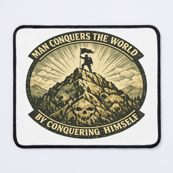 Item preview, Conquer Yourself Conquer the World designed and sold by Dresut.