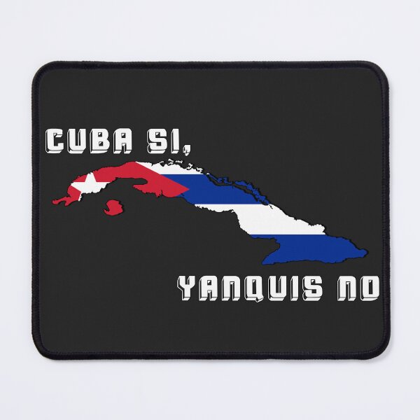 Item preview, Cuba Sí Yanquis No Flag Map Art Print | Anti-Imperialist Cuban Slogan Poster - Revolutionary Latin American Politics, Cuban Pride Decor & Protest Stickers designed and sold by RevolutionToday.