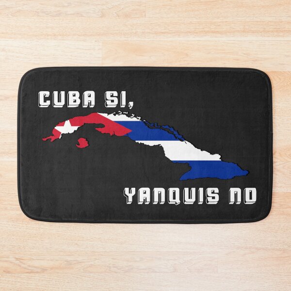 Item preview, Cuba Sí Yanquis No Flag Map Art Print | Anti-Imperialist Cuban Slogan Poster - Revolutionary Latin American Politics, Cuban Pride Decor & Protest Stickers designed and sold by RevolutionToday.
