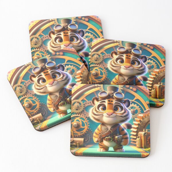 Item preview, Clockwork Tiger designed and sold by Sillytoe.