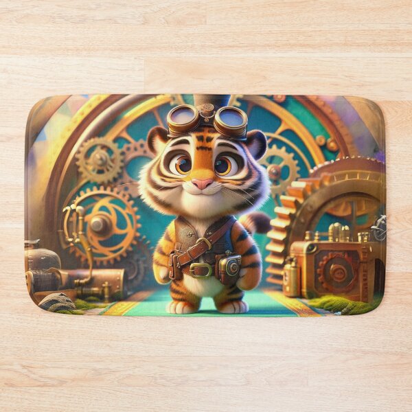 Item preview, Clockwork Tiger designed and sold by Sillytoe.