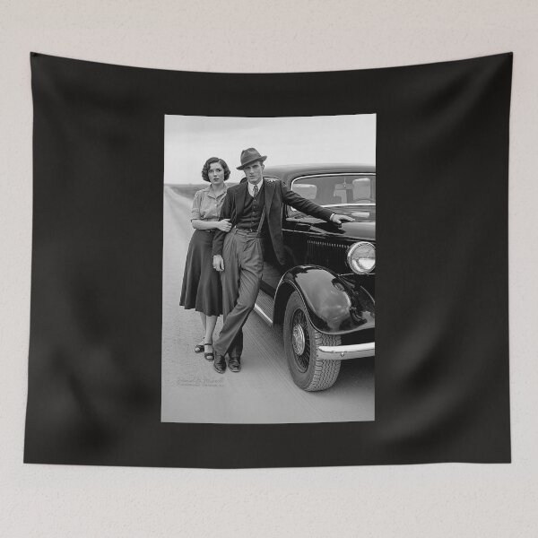 Item preview, Bonnie and Clyde  - Wall Art -  American Crime History designed and sold by DBM Photo Gallery 1.