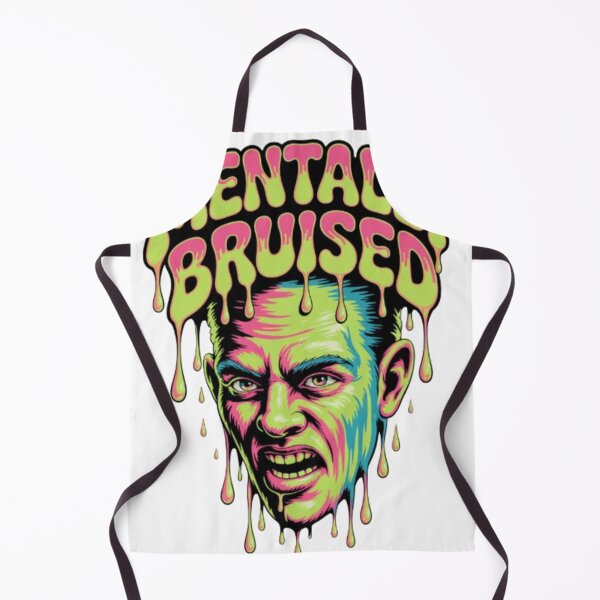 Item preview, Mentally Bruised Psychedelic Drip Graphic Tee designed and sold by NewUSShop.
