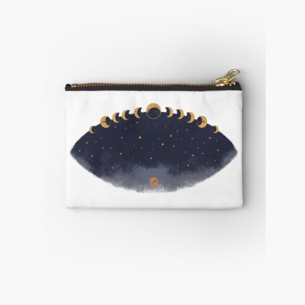 Item preview, Moon Phases Wall Art, Celestial Minimalist Print, Lunar Phases Poster, Astrology Decor, Gold Navy Space Art, Boho Cosmic Design designed and sold by Dreprogress.