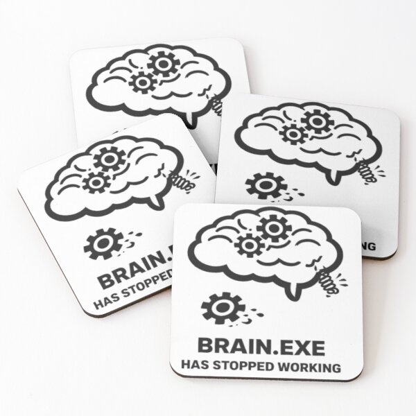 Item preview, Funny Overthinking Brain – Brain.Exe Has Stopped Working designed and sold by MS-DesignArt.