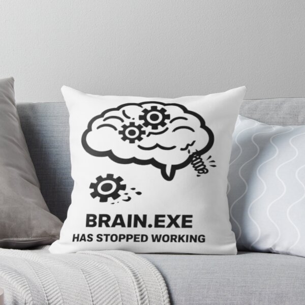 Item preview, Funny Overthinking Brain – Brain.Exe Has Stopped Working designed and sold by MS-DesignArt.