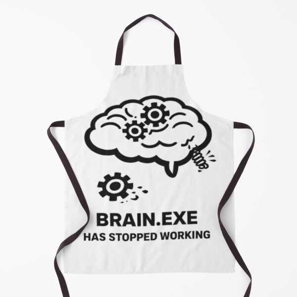 Item preview, Funny Overthinking Brain – Brain.Exe Has Stopped Working designed and sold by MS-DesignArt.