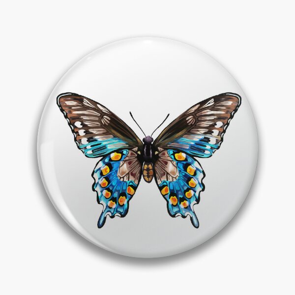 Item preview, Beautiful Butterfly blue type designed and sold by LOVEARTDESIGN.