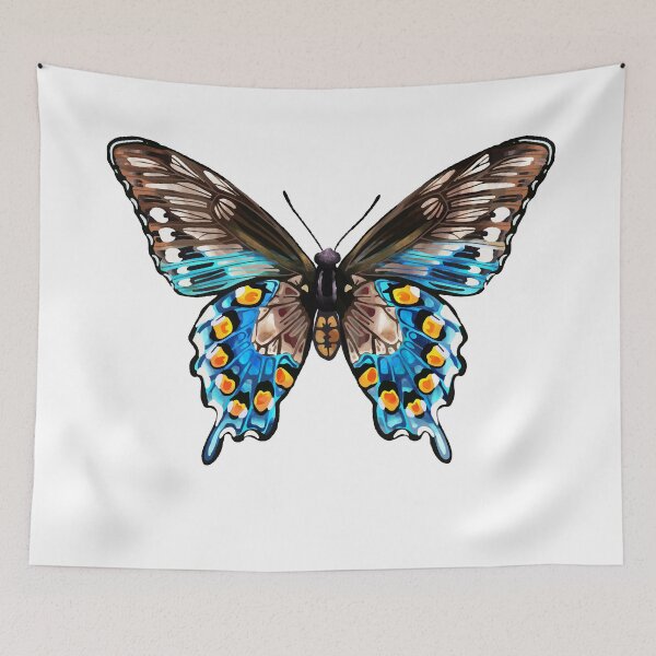 Item preview, Beautiful Butterfly blue type designed and sold by LOVEARTDESIGN.