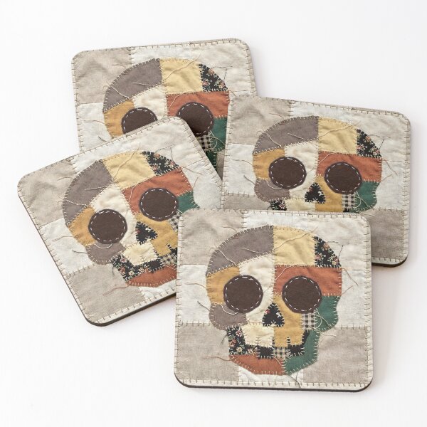 Item preview, Cute Patchwork Skull designed and sold by TackyTime.